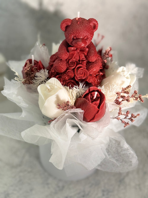 Bouquet de Oso y Flores